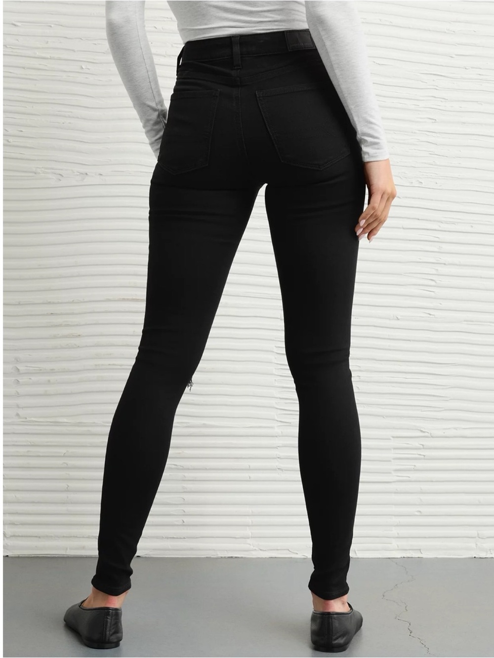 AE Next Level Ripped Jegging Black - Picture 2 of 9